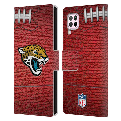NFL Jacksonville Jaguars Graphics Football Leather Book Wallet Case Cover For Huawei Nova 6 SE / P40 Lite