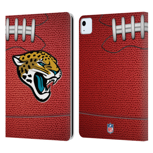 NFL Jacksonville Jaguars Graphics Football Leather Book Wallet Case Cover For Apple iPad Air 11 2020/2022/2024