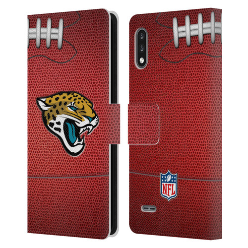 NFL Jacksonville Jaguars Graphics Football Leather Book Wallet Case Cover For LG K22