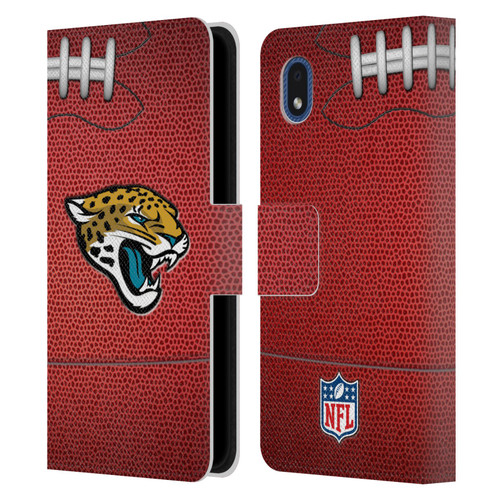 NFL Jacksonville Jaguars Graphics Football Leather Book Wallet Case Cover For Samsung Galaxy A01 Core (2020)