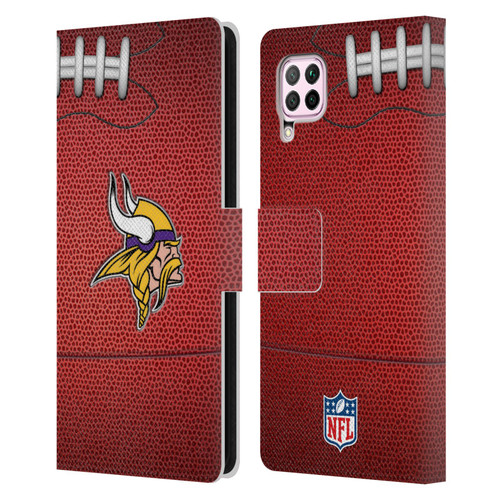 NFL Minnesota Vikings Graphics Football Leather Book Wallet Case Cover For Huawei Nova 6 SE / P40 Lite