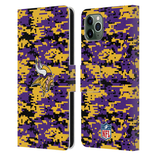 NFL Minnesota Vikings Graphics Digital Camouflage Leather Book Wallet Case Cover For Apple iPhone 11 Pro Max NFL Minnesota Vikings Graphics Digital Camouflage Leather Book Wallet Case Cover For Apple iPhone 11 Pro Max