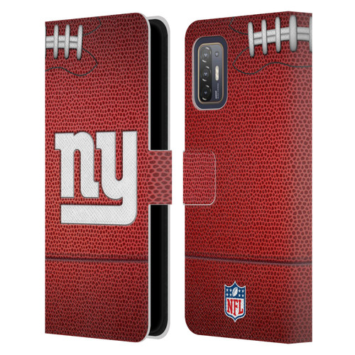 NFL New York Giants Graphics Football Leather Book Wallet Case Cover For HTC Desire 21 Pro 5G