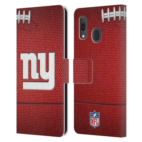 NFL New York Giants Graphics Football Leather Book Wallet Case Cover For Samsung Galaxy A33 5G (2022)