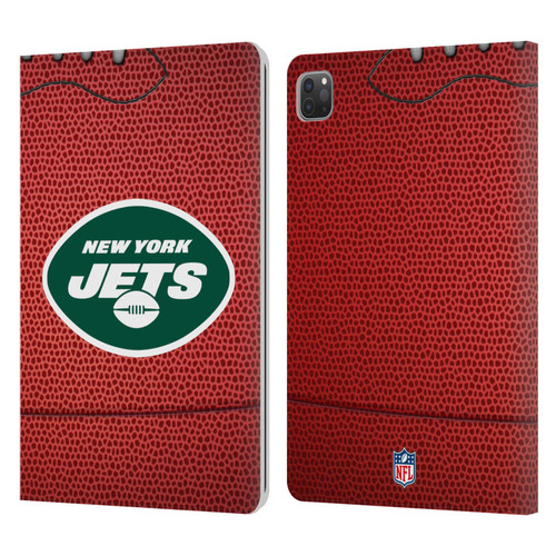 NFL New York Jets Graphics Football Leather Book Wallet Case Cover For Apple iPad Pro 11 2020 / 2021 / 2022