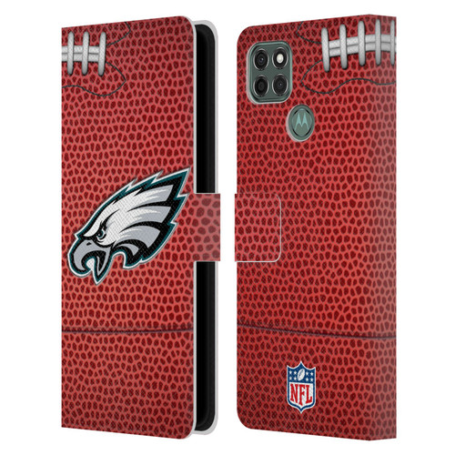 NFL Philadelphia Eagles Graphics Football Leather Book Wallet Case Cover For Motorola Moto G9 Power