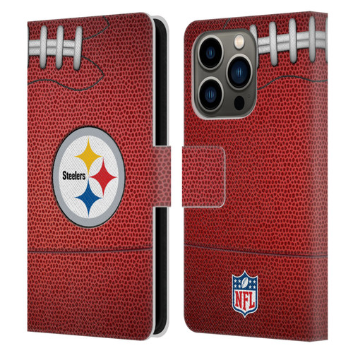 NFL Pittsburgh Steelers Graphics Football Leather Book Wallet Case Cover For Apple iPhone 14 Pro NFL Pittsburgh Steelers Graphics Football Leather Book Wallet Case Cover For Apple iPhone 14 Pro