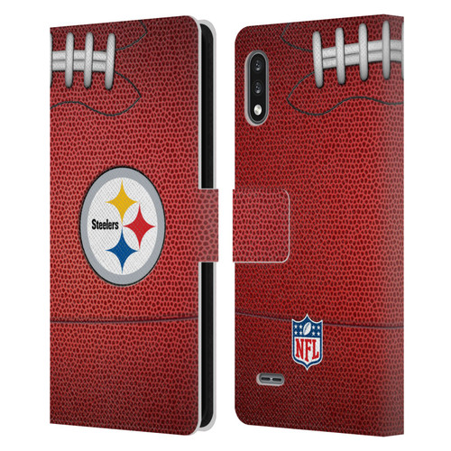 NFL Pittsburgh Steelers Graphics Football Leather Book Wallet Case Cover For LG K22