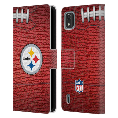 NFL Pittsburgh Steelers Graphics Football Leather Book Wallet Case Cover For Nokia C2 2nd Edition
