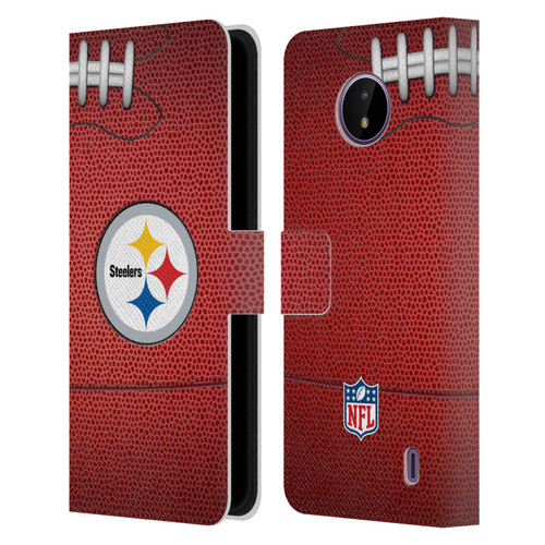 NFL Pittsburgh Steelers Graphics Football Leather Book Wallet Case Cover For Nokia C10 / C20