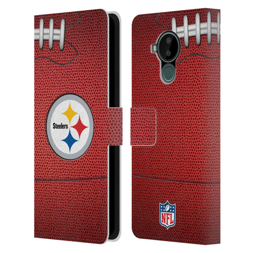 NFL Pittsburgh Steelers Graphics Football Leather Book Wallet Case Cover For Nokia C30