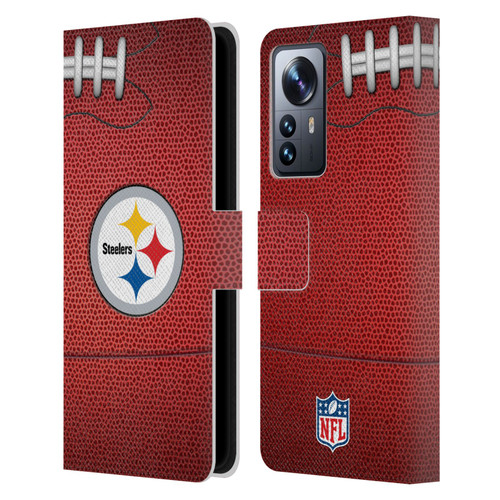 NFL Pittsburgh Steelers Graphics Football Leather Book Wallet Case Cover For Xiaomi 12 Pro