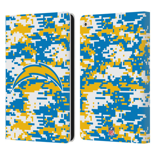 NFL Los Angeles Chargers Graphics Digital Camouflage Leather Book Wallet Case Cover For Apple iPad Air 2 (2014)