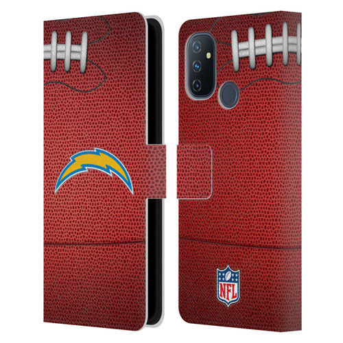 NFL Los Angeles Chargers Graphics Football Leather Book Wallet Case Cover For OnePlus Nord N100