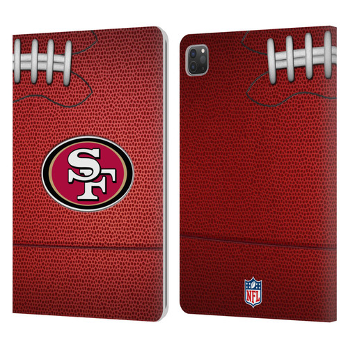 NFL San Francisco 49ers Graphics Football Leather Book Wallet Case Cover For Apple iPad Pro 11 2020 / 2021 / 2022