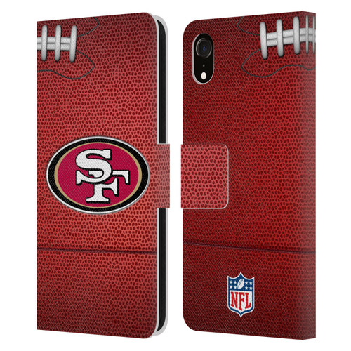 NFL San Francisco 49ers Graphics Football Leather Book Wallet Case Cover For Apple iPhone XR