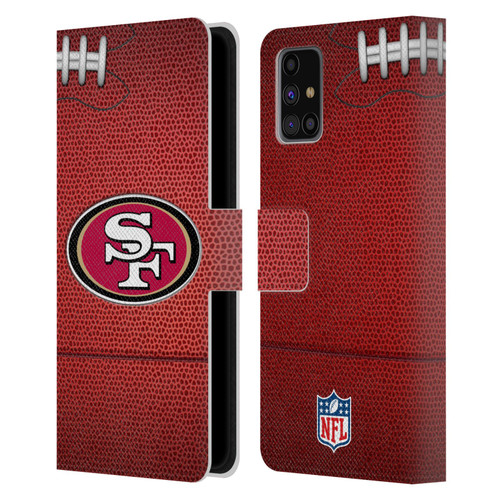 NFL San Francisco 49ers Graphics Football Leather Book Wallet Case Cover For Samsung Galaxy M31s (2020)