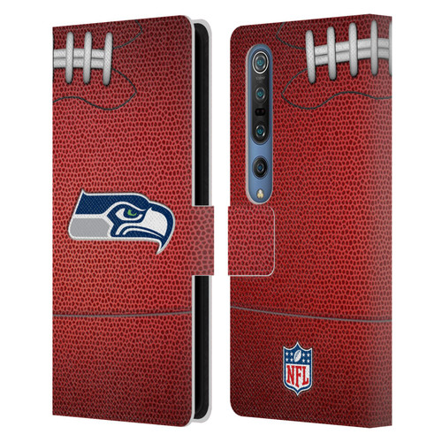 NFL Seattle Seahawks Graphics Football Leather Book Wallet Case Cover For Xiaomi Mi 10 5G / Mi 10 Pro 5G