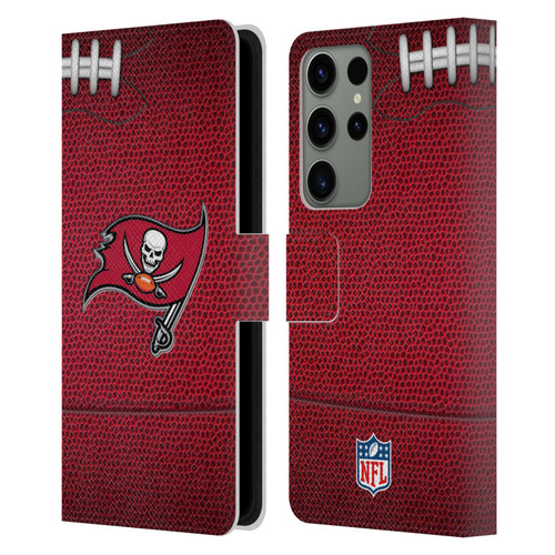 NFL Tampa Bay Buccaneers Graphics Football Leather Book Wallet Case Cover For Samsung Galaxy S23 Ultra 5G