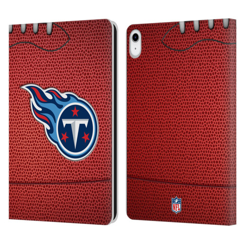 NFL Tennessee Titans Graphics Football Leather Book Wallet Case Cover For Apple iPad 10.9 (2022)