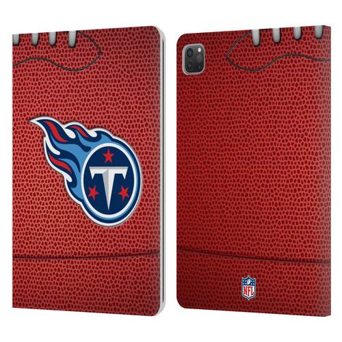 NFL Tennessee Titans Graphics Football Leather Book Wallet Case Cover For Apple iPad Pro 11 2020 / 2021 / 2022