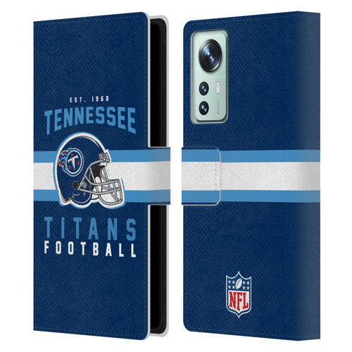 NFL Tennessee Titans Graphics Helmet Typography Leather Book Wallet Case Cover For Xiaomi 12