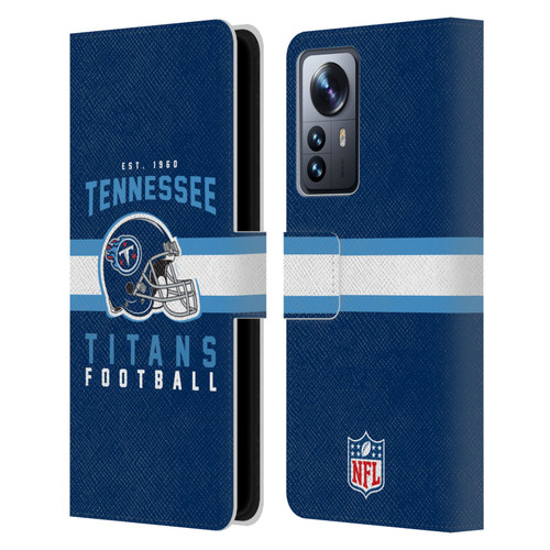 NFL Tennessee Titans Graphics Helmet Typography Leather Book Wallet Case Cover For Xiaomi 12 Pro