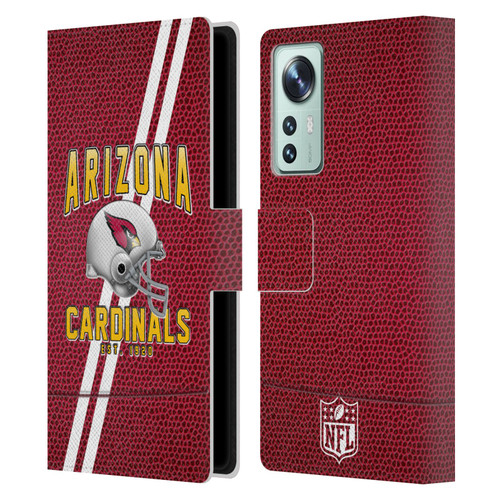 NFL Arizona Cardinals Logo Art Football Stripes Leather Book Wallet Case Cover For Xiaomi 12