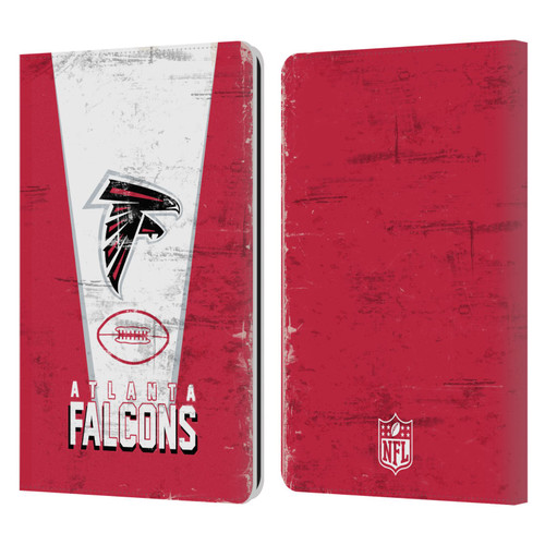 NFL Atlanta Falcons Logo Art Banner Leather Book Wallet Case Cover For Amazon Kindle Paperwhite 1 / 2 / 3