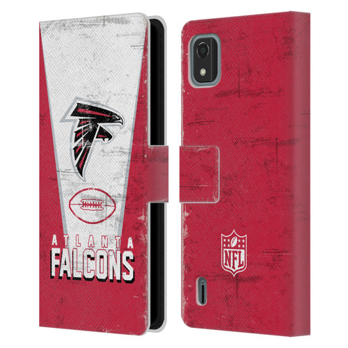 NFL Atlanta Falcons Logo Art Banner Leather Book Wallet Case Cover For Nokia C2 2nd Edition
