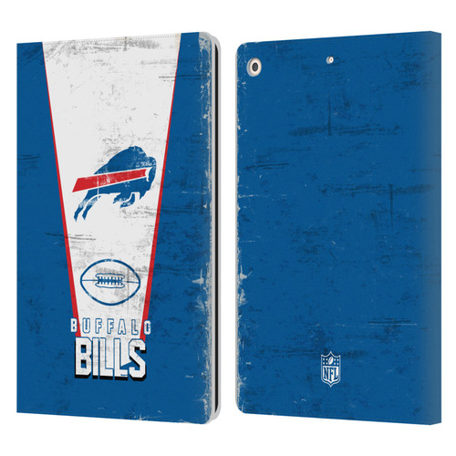 NFL Buffalo Bills Logo Art Banner Leather Book Wallet Case Cover For Apple iPad 10.2 2019/2020/2021