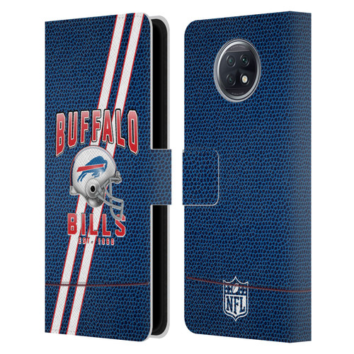 NFL Buffalo Bills Logo Art Football Stripes Leather Book Wallet Case Cover For Xiaomi Redmi Note 9T 5G