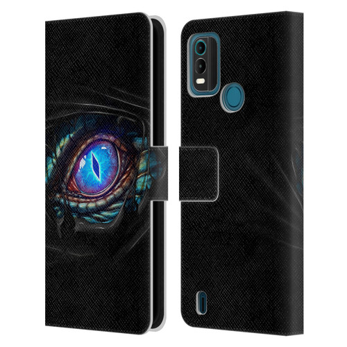 Christos Karapanos Mythical Dragon's Eye Leather Book Wallet Case Cover For Nokia G11 Plus