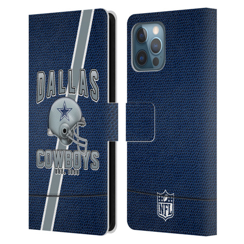 NFL Dallas Cowboys Logo Art Football Stripes Leather Book Wallet Case Cover For Apple iPhone 12 Pro Max