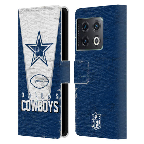 NFL Dallas Cowboys Logo Art Banner Leather Book Wallet Case Cover For OnePlus 10 Pro
