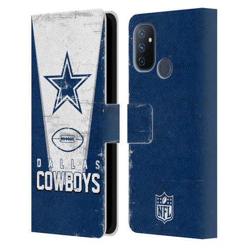 NFL Dallas Cowboys Logo Art Banner Leather Book Wallet Case Cover For OnePlus Nord N100