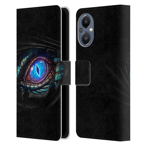 Christos Karapanos Mythical Dragon's Eye Leather Book Wallet Case Cover For OnePlus Nord N20 5G