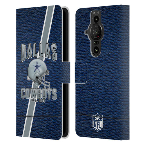 NFL Dallas Cowboys Logo Art Football Stripes Leather Book Wallet Case Cover For Sony Xperia Pro-I