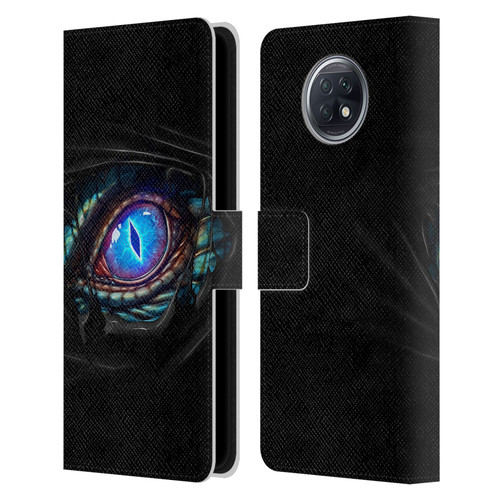 Christos Karapanos Mythical Dragon's Eye Leather Book Wallet Case Cover For Xiaomi Redmi Note 9T 5G
