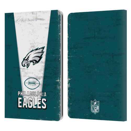 NFL Philadelphia Eagles Logo Art Banner Leather Book Wallet Case Cover For Amazon Kindle Paperwhite 1 / 2 / 3