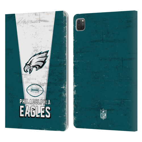 NFL Philadelphia Eagles Logo Art Banner Leather Book Wallet Case Cover For Apple iPad Pro 11 2020 / 2021 / 2022