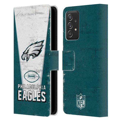 NFL Philadelphia Eagles Logo Art Banner Leather Book Wallet Case Cover For Samsung Galaxy A53 5G (2022)