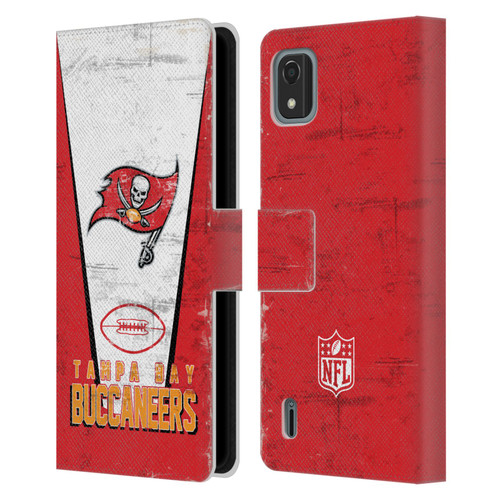 NFL Tampa Bay Buccaneers Logo Art Banner Leather Book Wallet Case Cover For Nokia C2 2nd Edition