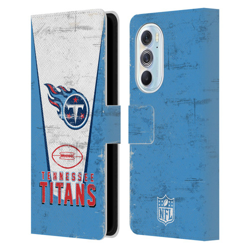 NFL Tennessee Titans Logo Art Banner Leather Book Wallet Case Cover For Motorola Edge X30