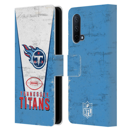 NFL Tennessee Titans Logo Art Banner Leather Book Wallet Case Cover For OnePlus Nord CE 5G