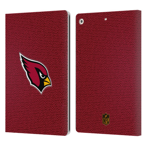 NFL Arizona Cardinals Logo Football Leather Book Wallet Case Cover For Apple iPad 10.2 2019/2020/2021