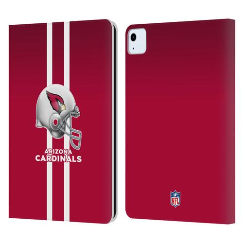 NFL Arizona Cardinals Logo Helmet Leather Book Wallet Case Cover For Apple iPad Air 11 2020/2022/2024