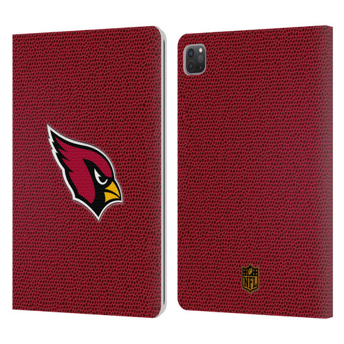 NFL Arizona Cardinals Logo Football Leather Book Wallet Case Cover For Apple iPad Pro 11 2020 / 2021 / 2022