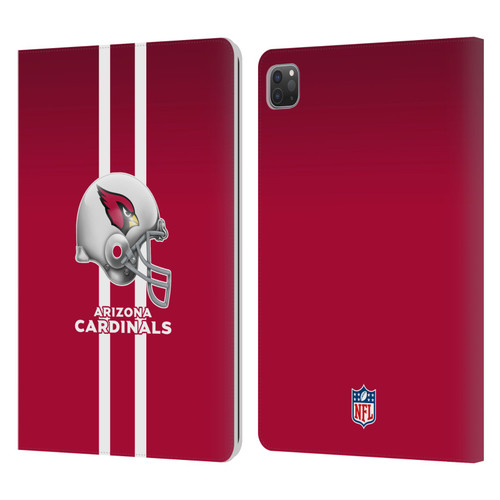 NFL Arizona Cardinals Logo Helmet Leather Book Wallet Case Cover For Apple iPad Pro 11 2020 / 2021 / 2022