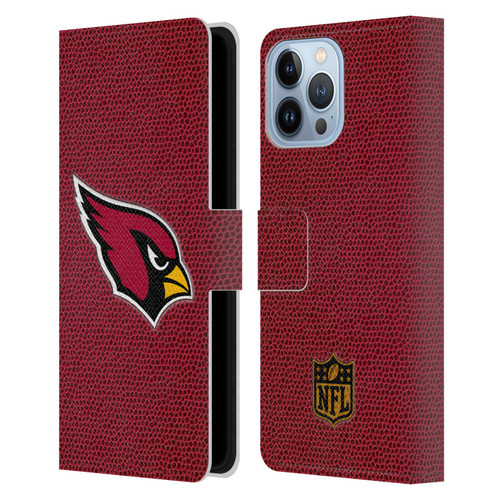 NFL Arizona Cardinals Logo Football Leather Book Wallet Case Cover For Apple iPhone 13 Pro Max